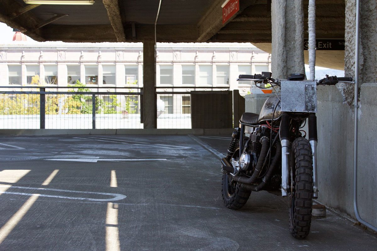 custom Honda CB650 - droog moto