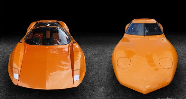 rare orange 1960's british sports cars - bikerMetric