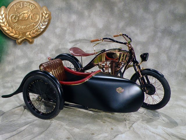 vintage bike with sidecar