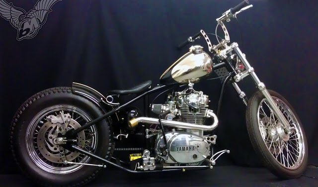 Vintage Motorcycle Grips Chopper Bobber XS650 CB750 Handlebars ape hanger bsa