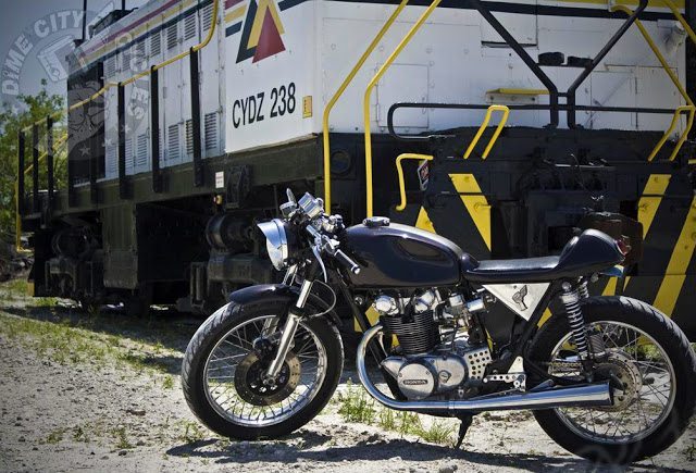 honda cb450 cafe racer the brass cafe motor dime city cycles