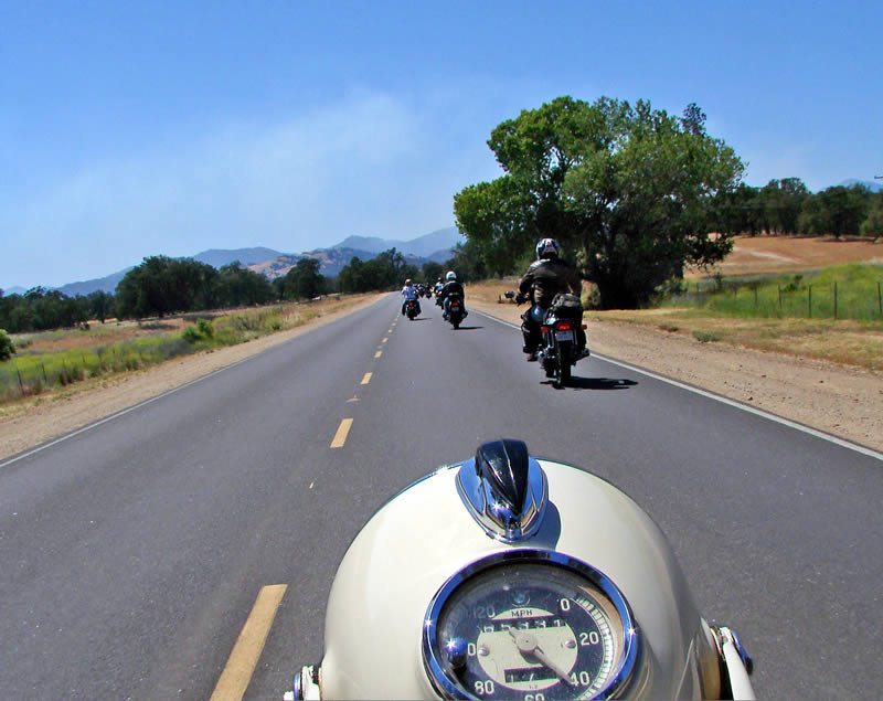 Vintage Motorcycle Ride