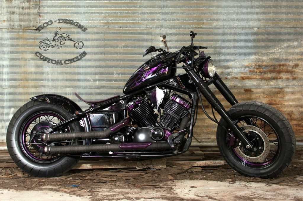 Purple Death Yamaha V-Star 650 by Tico Designs
