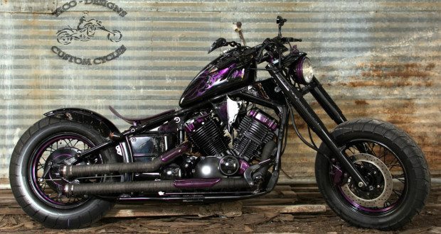 Purple Death Yamaha V-Star 650 by Tico Designs