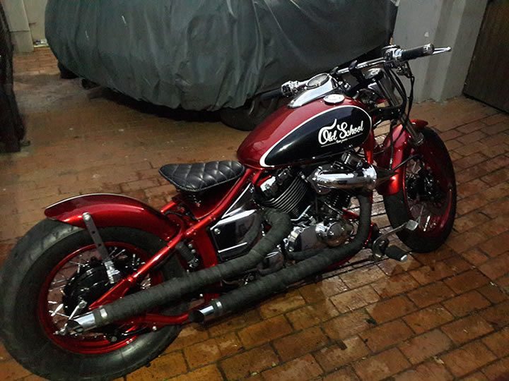 Yamaha V-Star 650 Bobber Side Shot