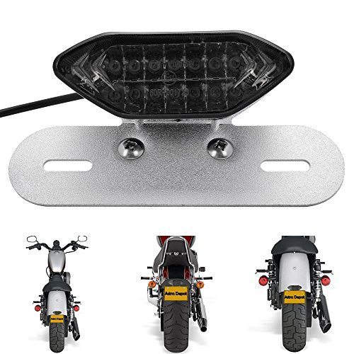 Motorcycle LED License Plate Frame with Running Turn and Brake