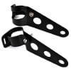 BUNDLE - 2 items: 3" Round Bar End Side Mirrors 7/8" Handlebar + Headlight Bracket Black 30mm-42mm For Cruiser Chopper Bobber Café Racer - Image 7