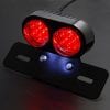 Custom Black LED Integrated Dual Lens Tail Brake Brake Stop Running License Plate Light Fender Holder Mounting Bracket For Motorcycle Street Naked Bike - Image 8