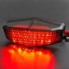 Motorcycle Sport Racing Bike Smoke Red LED Sport Brake Tail Light Taillight License Plate For Honda XL1000V XL700V NT700V XL125V XR230 APE50 CB1000R CB1300 CB600F Hornet CBF600 CB400 CBR125R CBF125 - Image 3