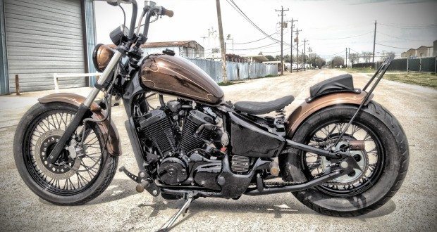 honda shadow bobber by tail end customs