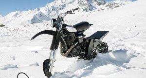 husqvarna nl500 snow bike front