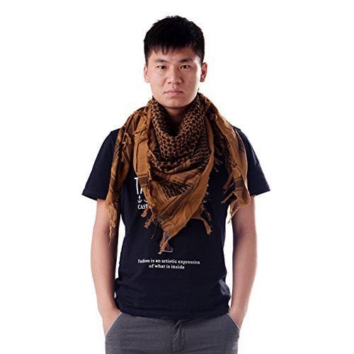 Military Shemagh Tactical Desert Head Neck Scarf, Arab Keffiyeh