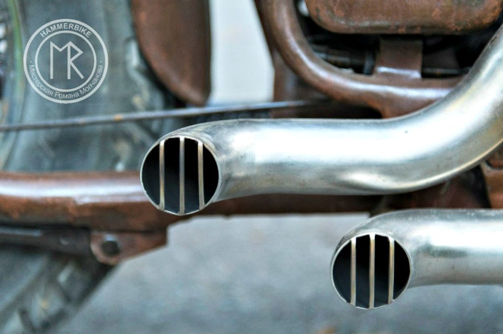 honda vt600 bobber exhaust tips