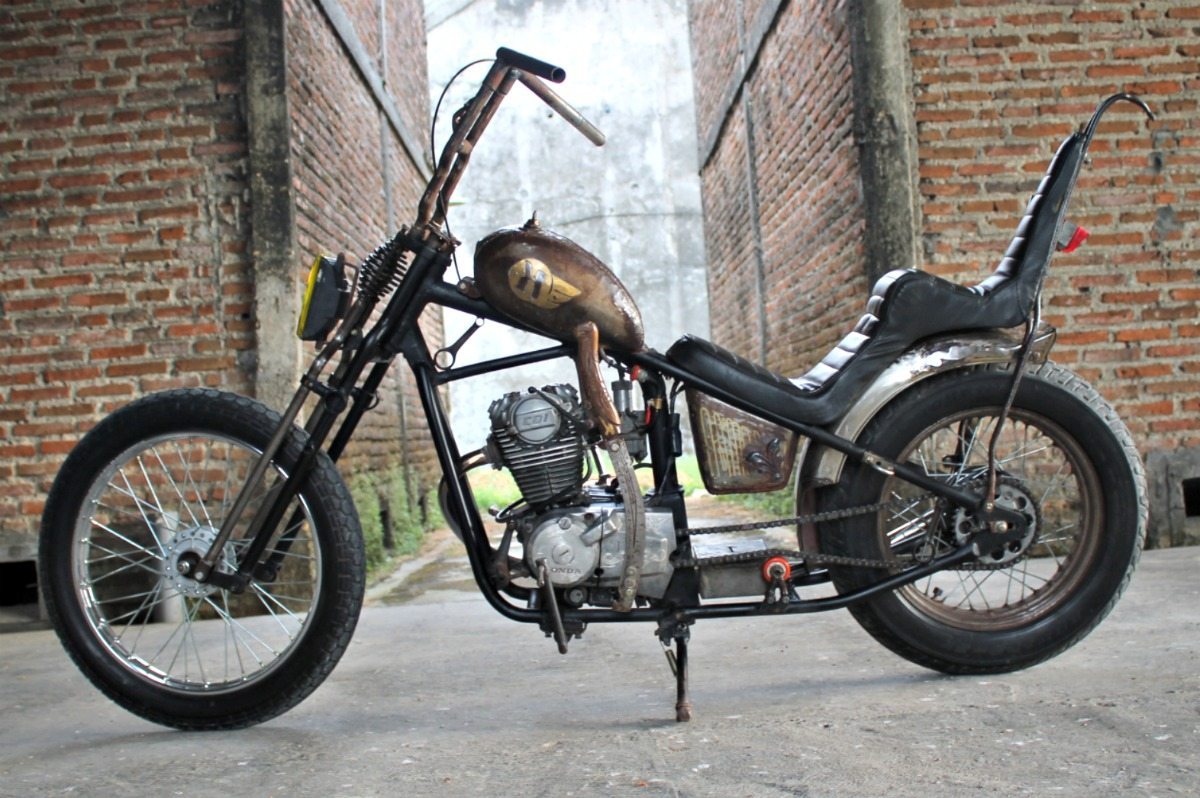 honda gl160 chopper