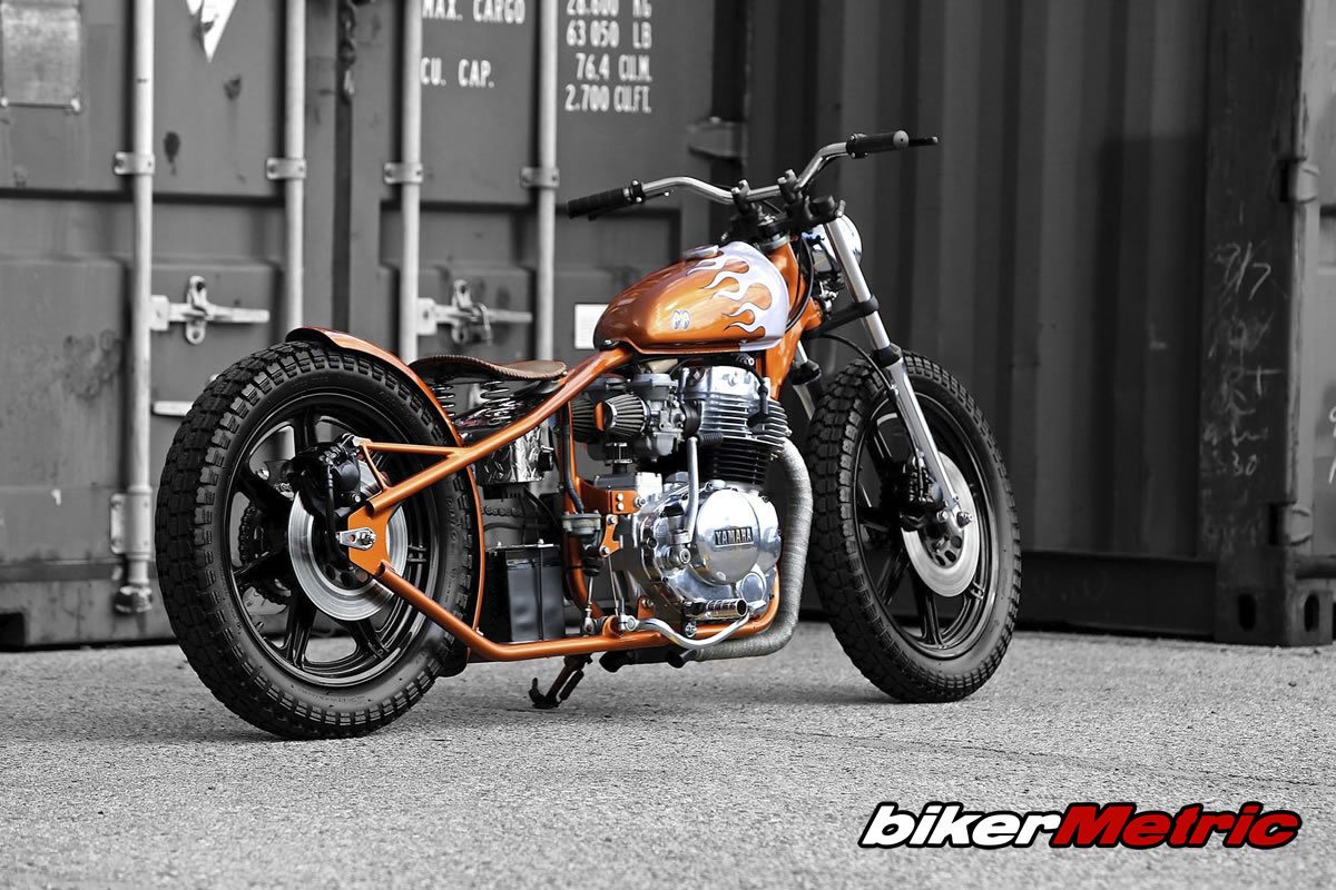 yamaha xs400 bobber by carmen