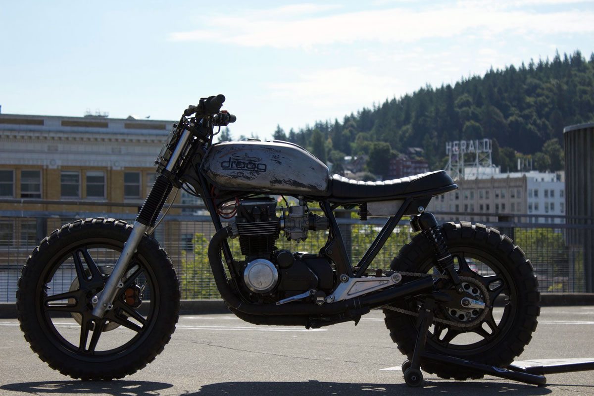 Custom Honda CB650 by droog moto - side