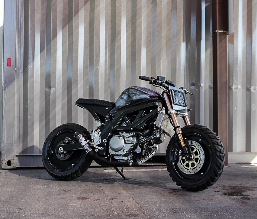 custom Suzuki SV650 build