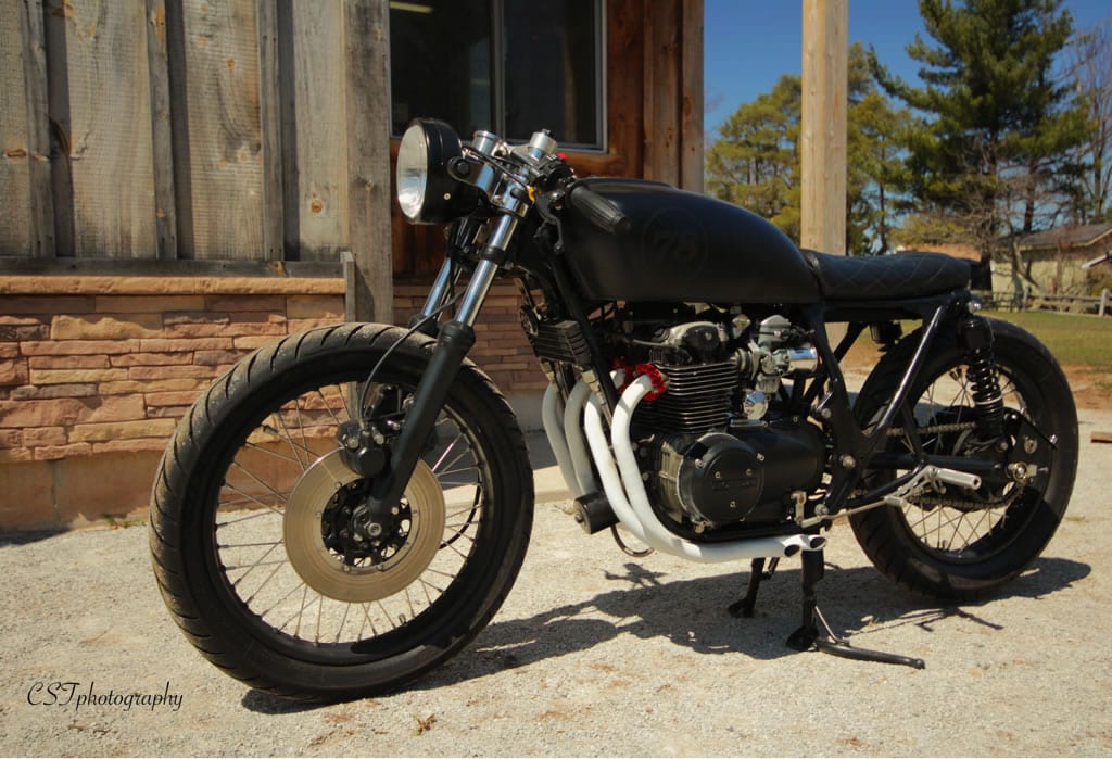 custom 1978 honda cb550 side