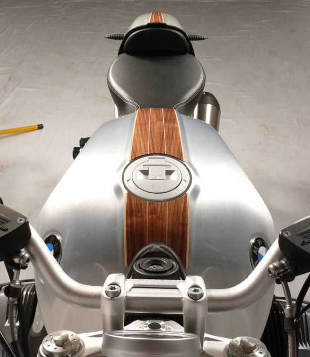 wood veneer gas tank