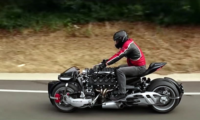 lazareth flying motorcycle on the ground