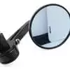 aegarage86® 2 x CUSTOM UNIVERSAL BLACK 3" ROUND BAR END MIRRORS FOR AFTERMARKET MOTORCYCLE CRUISER CHOPPER BOBBER CAFE RACER CLUBMAN BUELL TRIUMPH SPEED STREET TRIPLE APRILIA SHIVER 750 MOTO GUZZI - Image 7