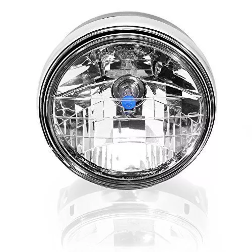 Astra Depot High Power 35W Amber 3000K 7" Black Housing Clear Lens High Low Beam Headlight Head Lamp Light For Cruiser Chopper Bobber Custom Motorcycle - Image 2
