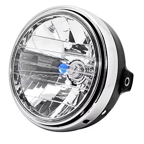 Astra Depot High Power 35W Amber 3000K 7" Black Housing Clear Lens High Low Beam Headlight Head Lamp Light For Cruiser Chopper Bobber Custom Motorcycle - Image 9
