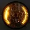 7'' Motorcycle Amber 26 LED Halo Headlight Turn Signal with 35W HID 6000W for Harley Honda Suzuki Kawasaki Yamaha - Image 5