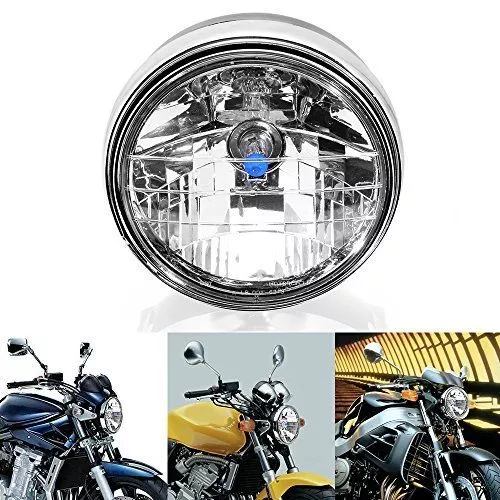Astra Depot High Power 35W Amber 3000K 7" Black Housing Clear Lens High Low Beam Headlight Head Lamp Light For Cruiser Chopper Bobber Custom Motorcycle - Image 3