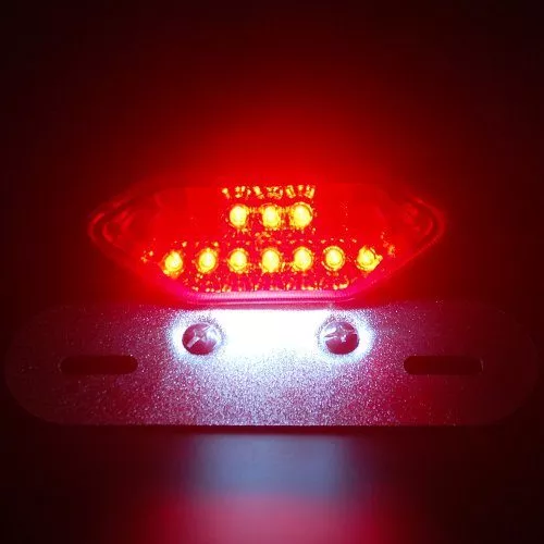 Astra Depot Smoke Lens 20 LED License Plate Mount Turn Signal Brake Stop Running Tail Integrated Light Lamp For Honda Kawasaki Yamaha Suzuki - Image 5