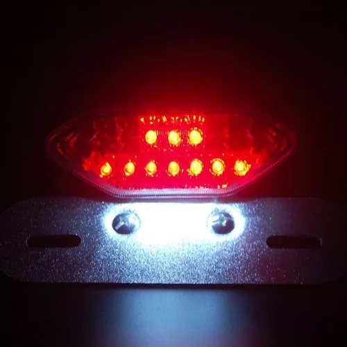 Astra Depot Smoke Lens 20 LED License Plate Mount Turn Signal Brake Stop Running Tail Integrated Light Lamp For Honda Kawasaki Yamaha Suzuki - Image 7