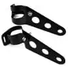 BUNDLE - 2 items: 3" Round Bar End Side Mirrors 7/8" Handlebar + Headlight Bracket Black 30mm-42mm For Cruiser Chopper Bobber Café Racer - Image 7