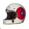 Bell TT Adult Bullitt Sports Racing Motorcycle Helmet - Cream/Red - Medium - Image 3