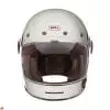 Bell TT Adult Bullitt Sports Racing Motorcycle Helmet - Cream/Red - Medium - Image 4