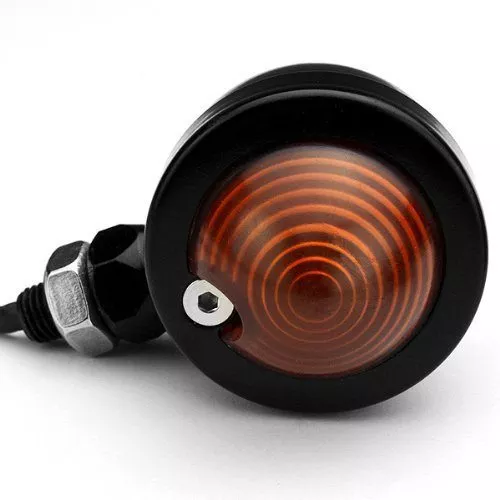Black Anodized Aluminum Turn Signal Amber Light for Yamaha Chopper Royal Star 2x - Image 6