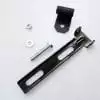 Black Solo Seat Mount Kit Front Bar w/ Swivel Bracket for Harley Chopper Bobber - Image 3