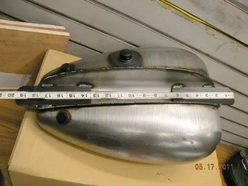 Custom Bobber Chopper Gas Tank 3.3 Gallon Mustang Single Cap - Image 5