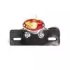 Ediors Custom Motorcycle Cateye Rear Tail Light with Integrated Brake Light and License Plate Light/bracket Universal Custom Fit Taillight Fendor Eliminator - Will Fit to Any Bike, Sport Bike, Harley, or Chopper Harley Davidsons, Suzuki, Honda, Kawasaki Cruisers - Image 3