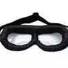 Ediors WWII RAF Vintage Pilot Style Flying Motorcycle Motorcross Biker Café Racer Cruiser Chopper Touring Helmet Goggles Sun UV Wind Eye Protect Black Frame Reflective Mirror Lens - Image 5