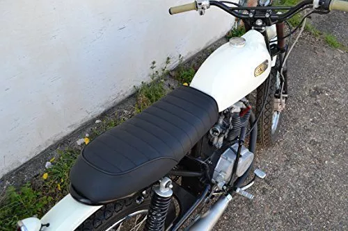 High Quality Black Universal Scrambler / Brat Bike Motorcycle Motorbike Seat - Image 8