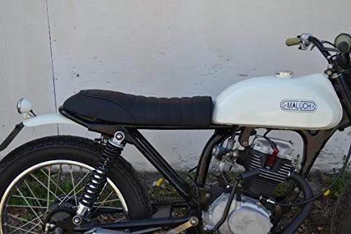 High Quality Black Universal Scrambler / Brat Bike Motorcycle Motorbike Seat - Image 10