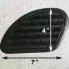 Motorcycle Fuel Tank Knee Pads Large - Image 3