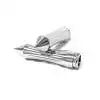 Krator® Motorcycle Spiked Chrome Hand Handlebar Grips Grip Custom High Quality Chrome Grips Fits Cruisers Choppers Harley Davidson, Suzuki, Kawasaki, Yamaha, Honda with 1" inch Throttle Grips Bar Ends - Image 3