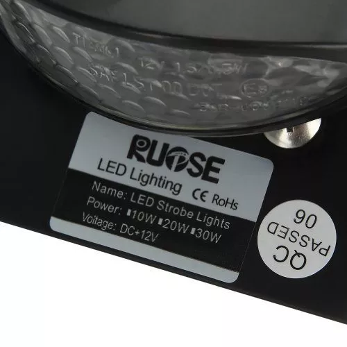 Rupse Cateye Lens 12V LED Motorcycle Brake Tail Light Lamp License Plate Light for Harley, Honda, Yamaha, Suzuki, Kawasaki, Custom Bike, Cruiser, Choppers, Scooters, Vespa, Moped - Image 3