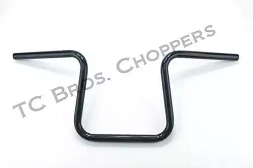 TC Bros. Choppers 101-0001 7/8" Lane Splitter Handlebars - 9.25" Rise Black Powdercoated