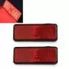 T Tocas Rectangle Red Lens LED Stop Brake Lamp Motorcycle Tail Light for Harley Davidson Suzuki Honda Kawasaki Yamaha BMW Scooter Vesp Moped Metric Cruiser Chopper ATV - Image 3