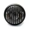 Universal Steel 6 3/4" Matte Black Prison Style 12V / 55W Custom Headlight for Motorcycle Motorbike Trike - Image 4