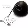 Universal Steel 6 3/4" Matte Black Prison Style 12V / 55W Custom Headlight for Motorcycle Motorbike Trike - Image 5