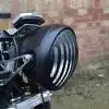 Universal Steel 6 3/4" Matte Black Prison Style 12V / 55W Custom Headlight for Motorcycle Motorbike Trike - Image 7