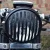 Universal Steel 6 3/4" Matte Black Prison Style 12V / 55W Custom Headlight for Motorcycle Motorbike Trike - Image 8